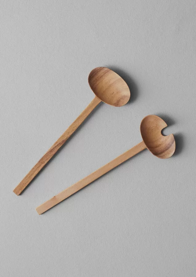 Toast Acacia Wood Salad Servers