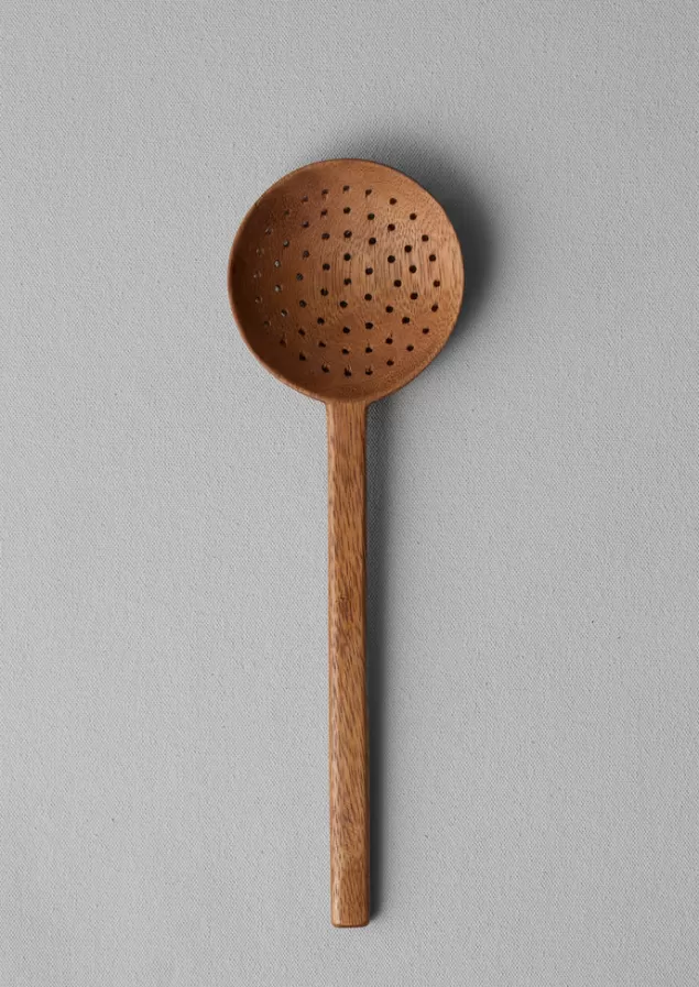 Toast Acacia Wood Slotted Spoon