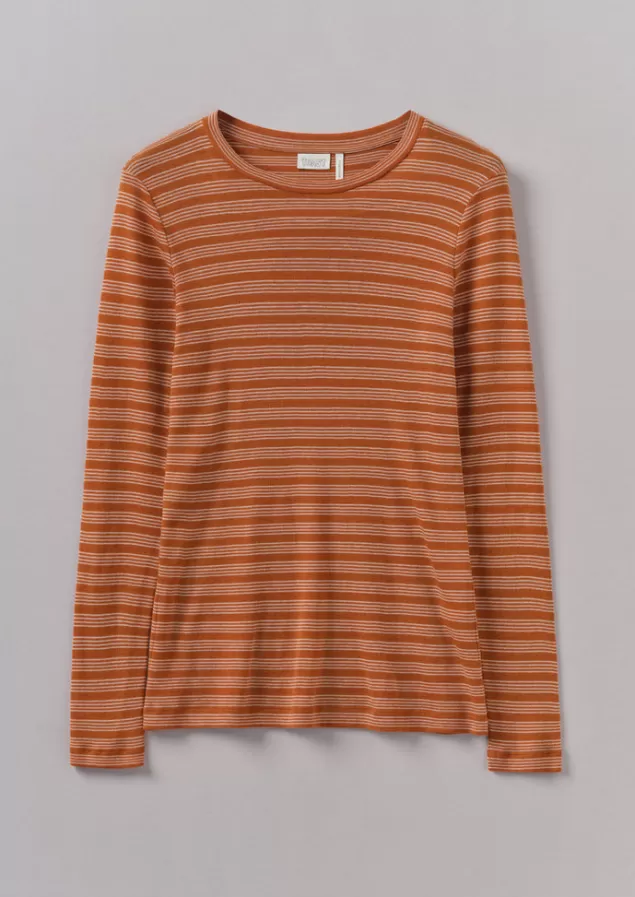 Women Toast Agnes Stripe Wool Lyocell Tee