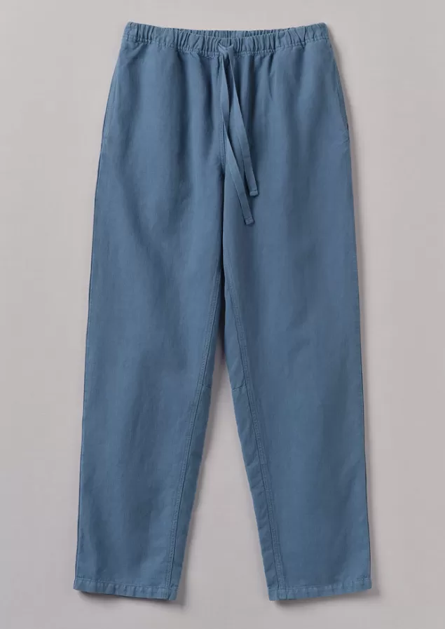 Toast Alfie Garment Dyed Herringbone Trousers