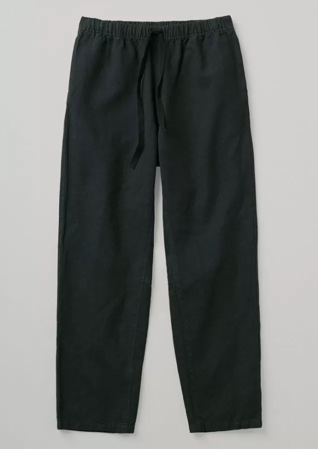 Toast Alfie Garment Dyed Herringbone Trousers