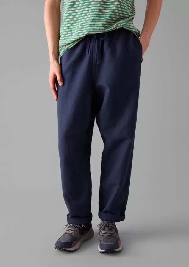 Toast Alfie Garment Dyed Herringbone Trousers