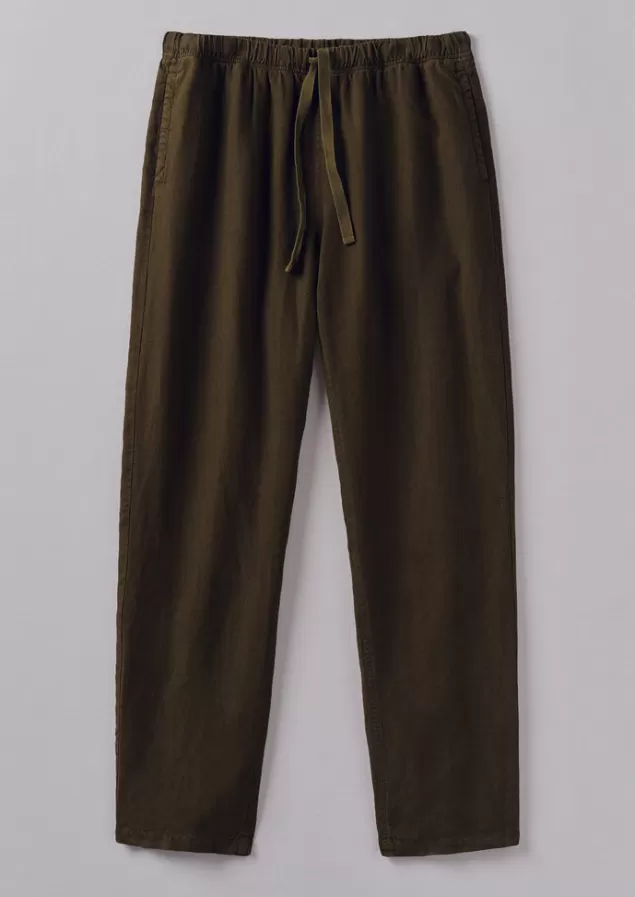 Toast Alfie Garment Dyed Linen Trousers