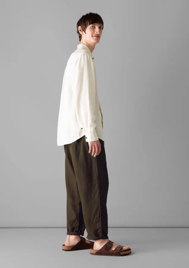 Toast Alfie Garment Dyed Linen Trousers