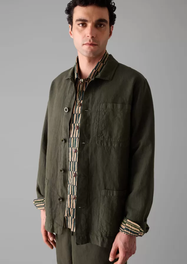 Toast Arlo Garment Dyed Herringbone Jacket