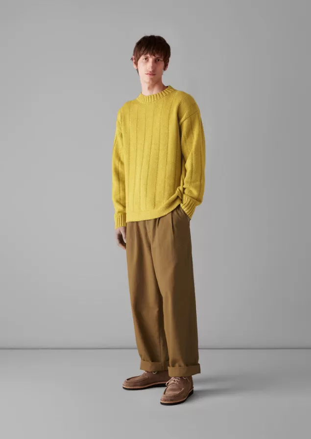 Toast Bill Cotton Wide Leg Trousers