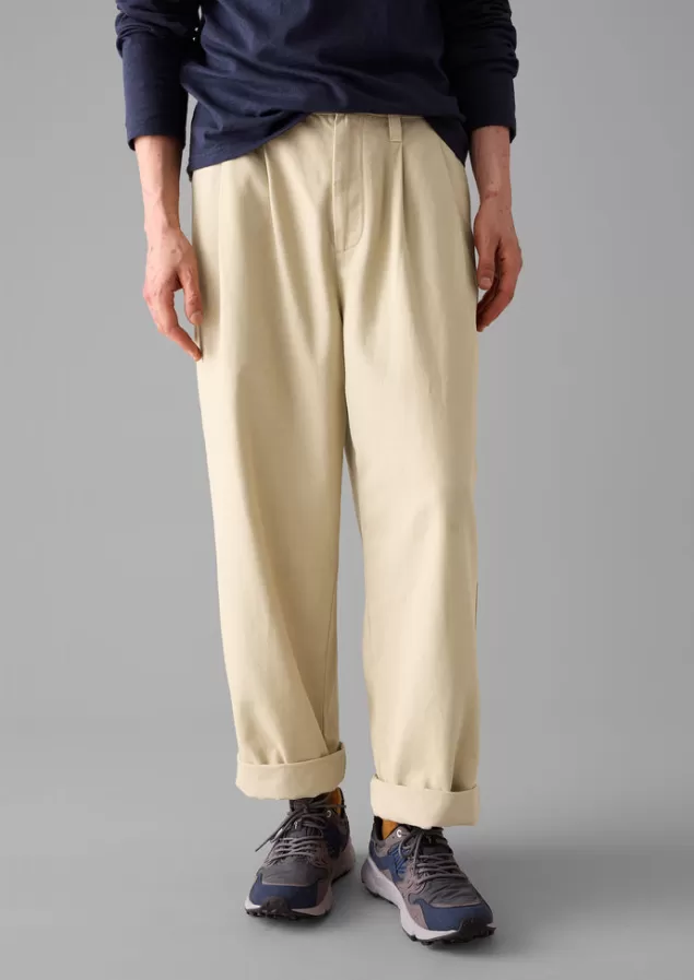 Toast Bill Cotton Wide Leg Trousers