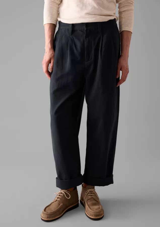 Toast Bill Cotton Wide Leg Trousers