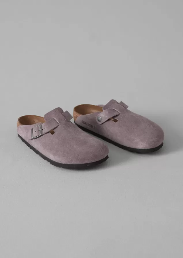 Women Toast Birkenstock Boston Suede Clogs