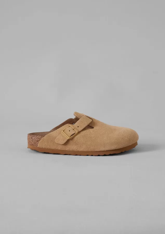 Women Toast Birkenstock Boston Suede Clogs