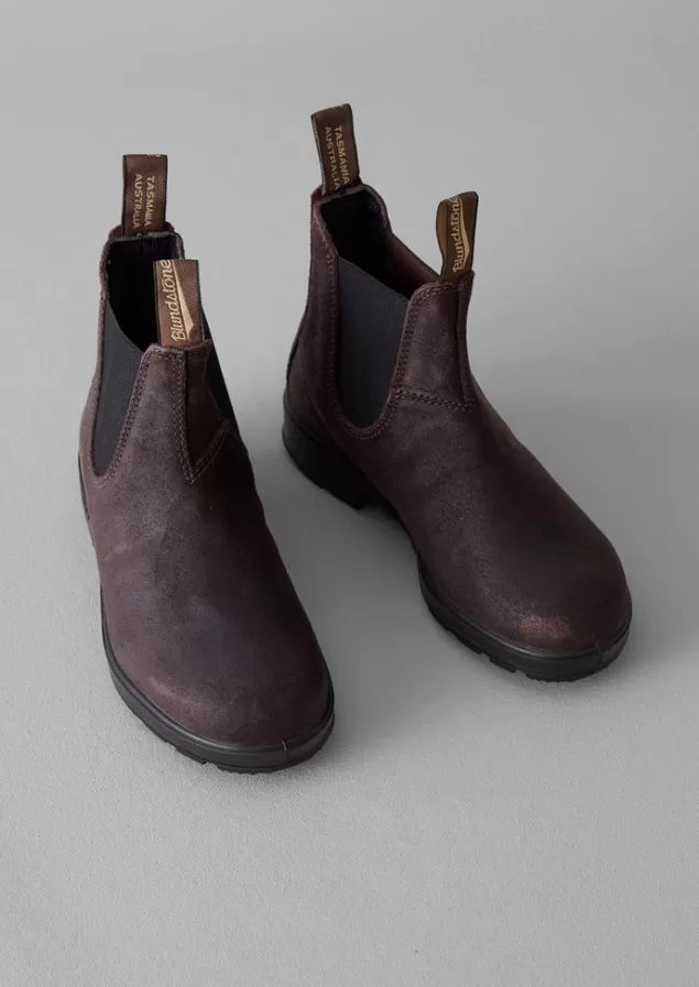 Women Toast Blundstone Waxed Suede Chelsea Boots