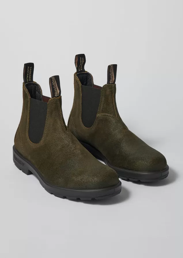 Toast Blundstone Waxed Suede Chelsea Boots