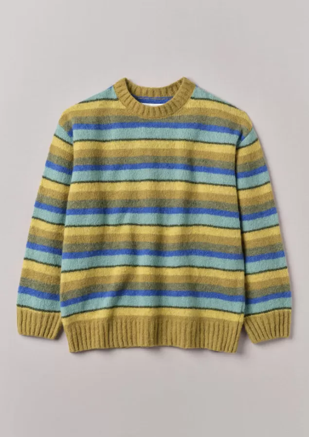 Toast Brushed Stripe Sweater