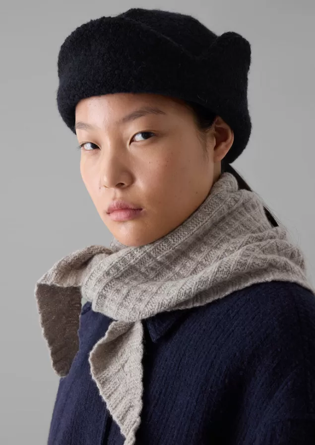 Women Toast Cableami Wool Flight Hat