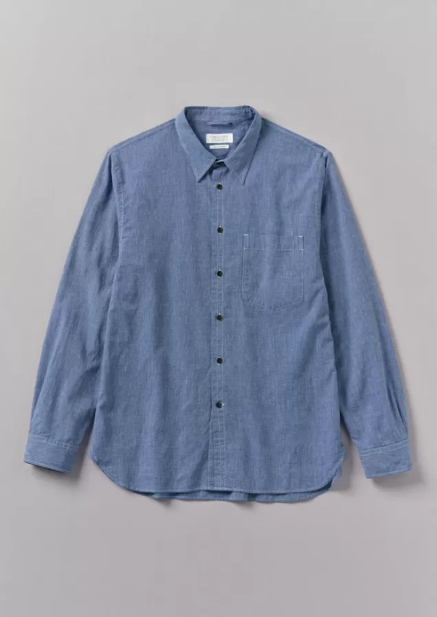 Toast Chambray Cotton Linen Shirt