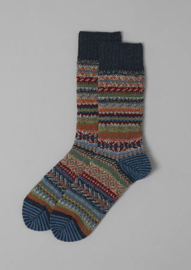 Women Toast Chup Pattern Wool Blend Socks