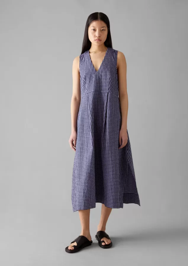 Women Toast Cotton Gingham Seersucker Dress