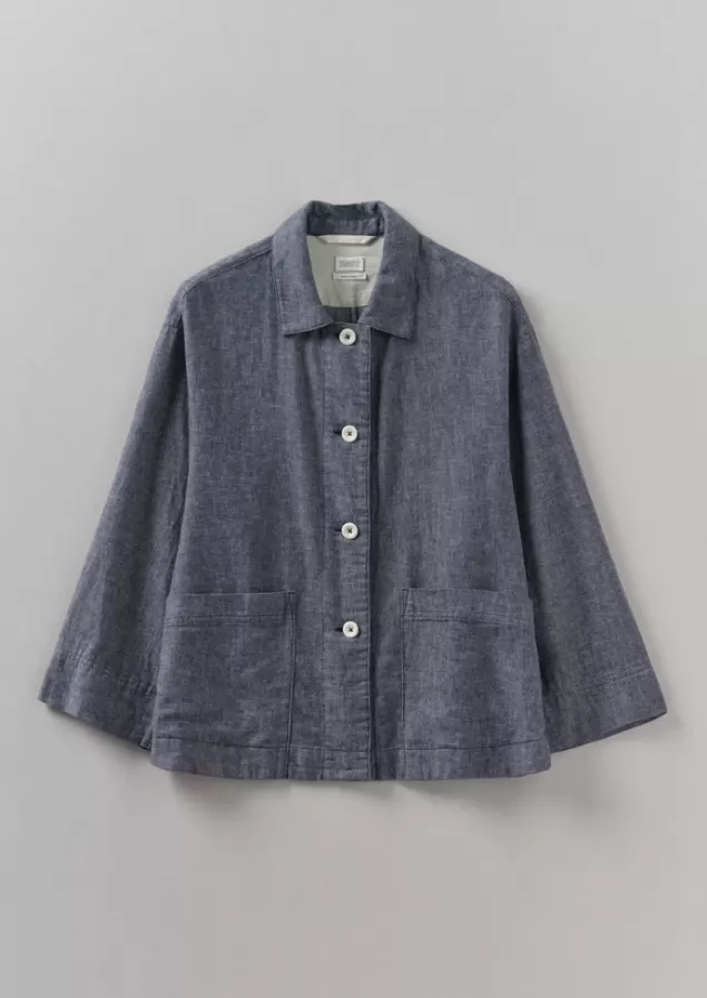 Women Toast Cotton Linen Twill Shirt