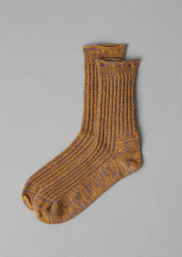 Women Toast Cotton Rib Socks