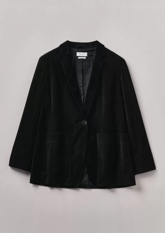 Women Toast Cotton Velvet Jacket