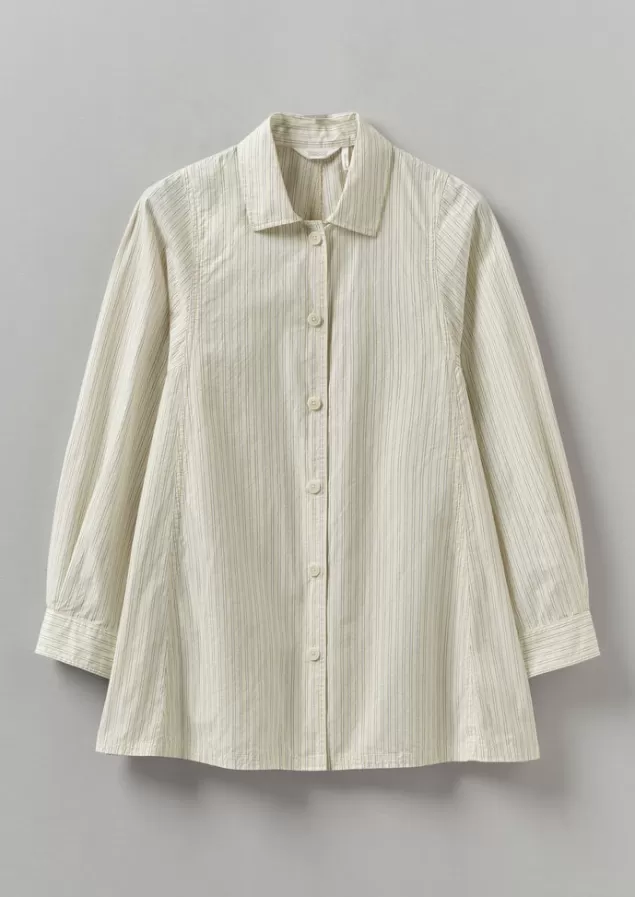 Women Toast Dash Stripe Cotton Shirt