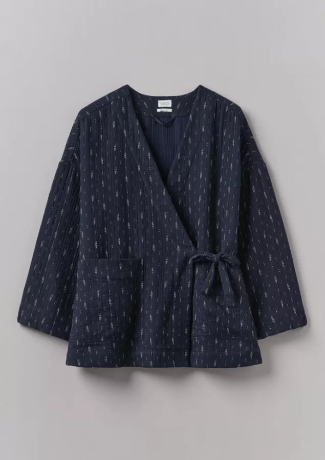 Women Toast Dobby Cotton Lounge Jacket