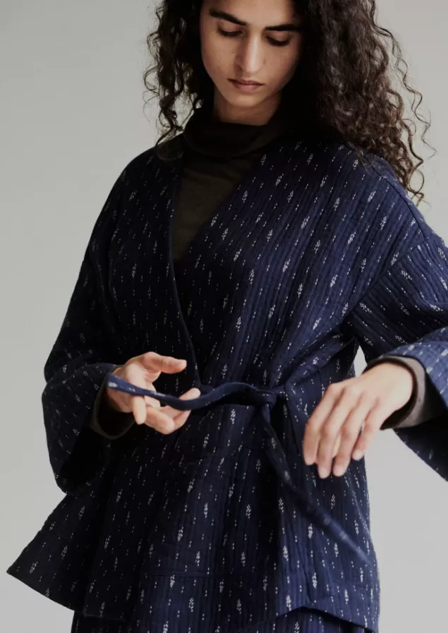 Women Toast Dobby Cotton Lounge Jacket