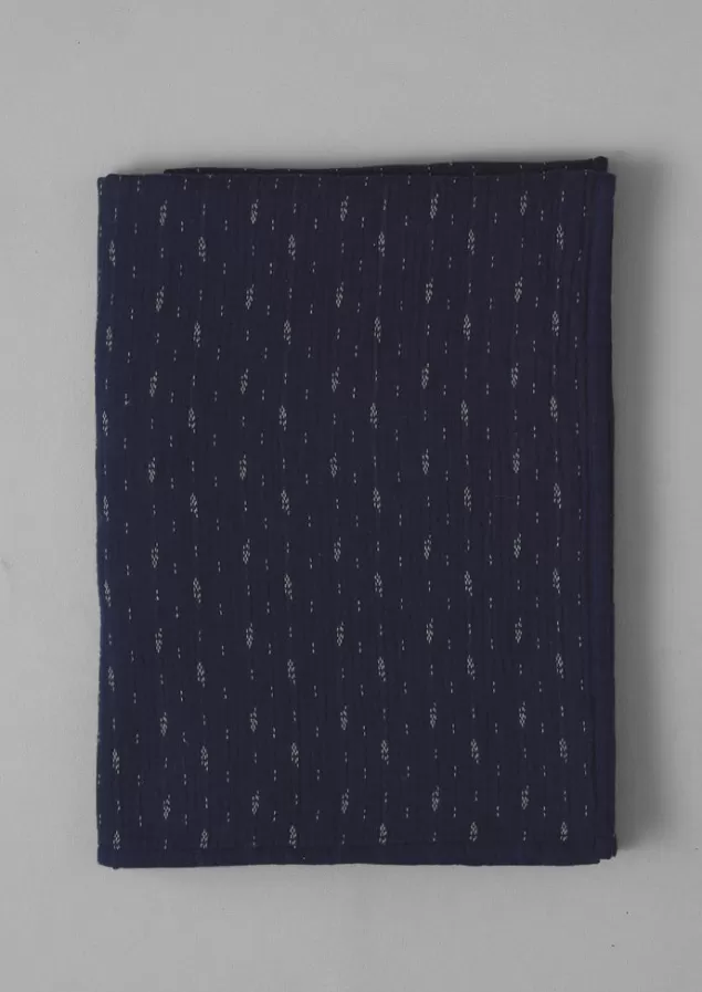 Toast Dobby Stitch Cotton Throw