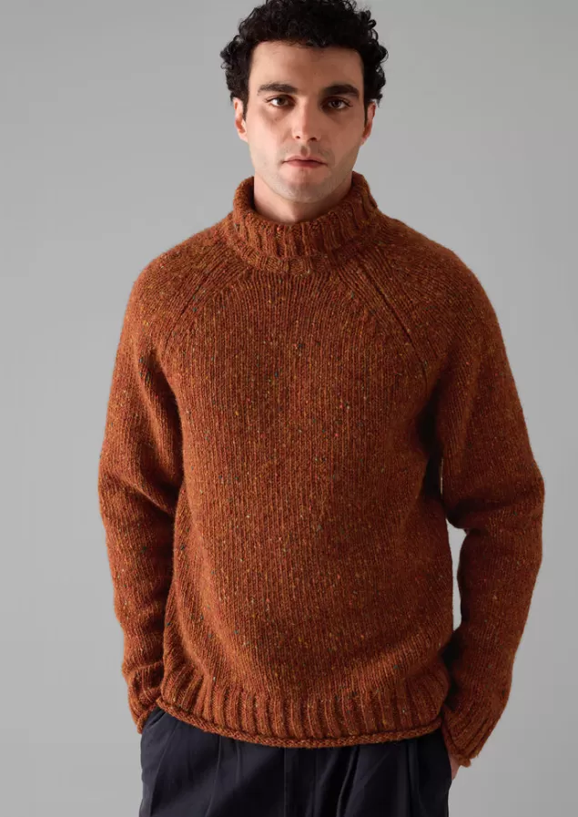 Toast Donegal Roll Neck Sweater