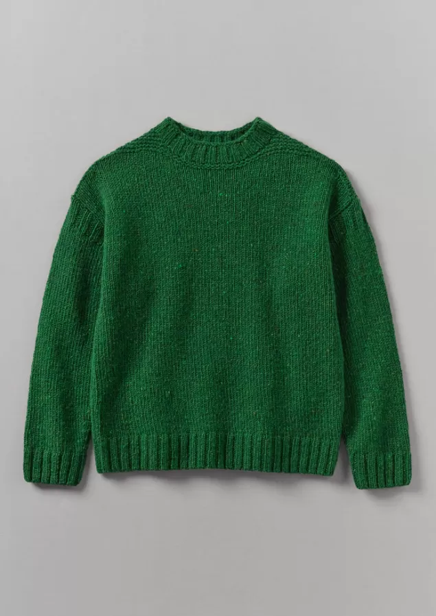 Toast Donegal Wool High Neck Easy Sweater