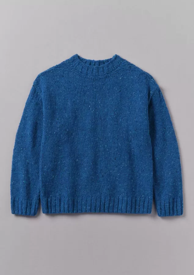 Toast Donegal Wool High Neck Easy Sweater