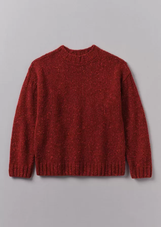 Toast Donegal Wool High Neck Easy Sweater