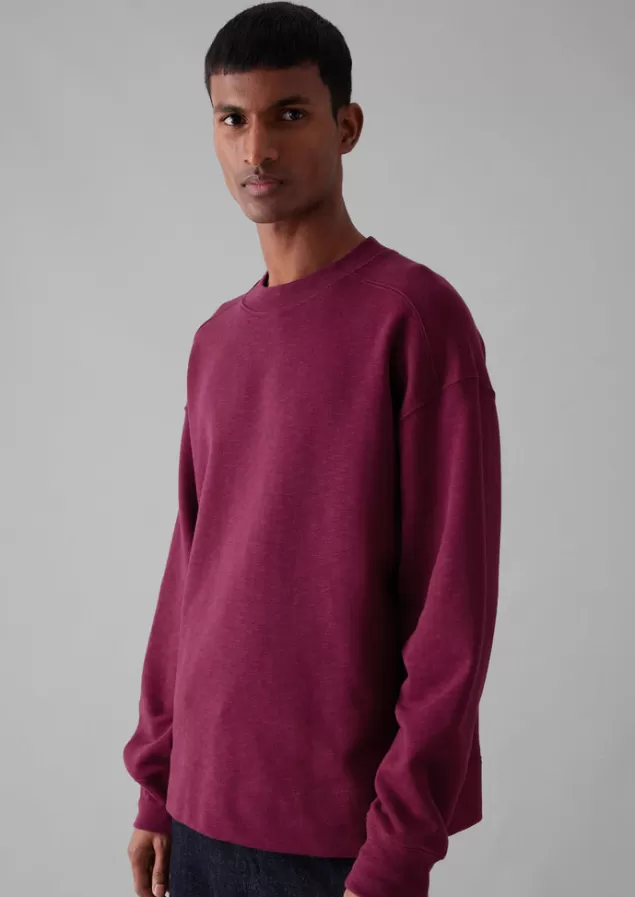 Toast Dropped Shoulder Loopback Jersey Sweatshirt