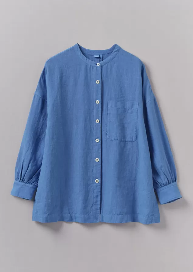 Women Toast Garment Dyed Linen Oversized Shirt