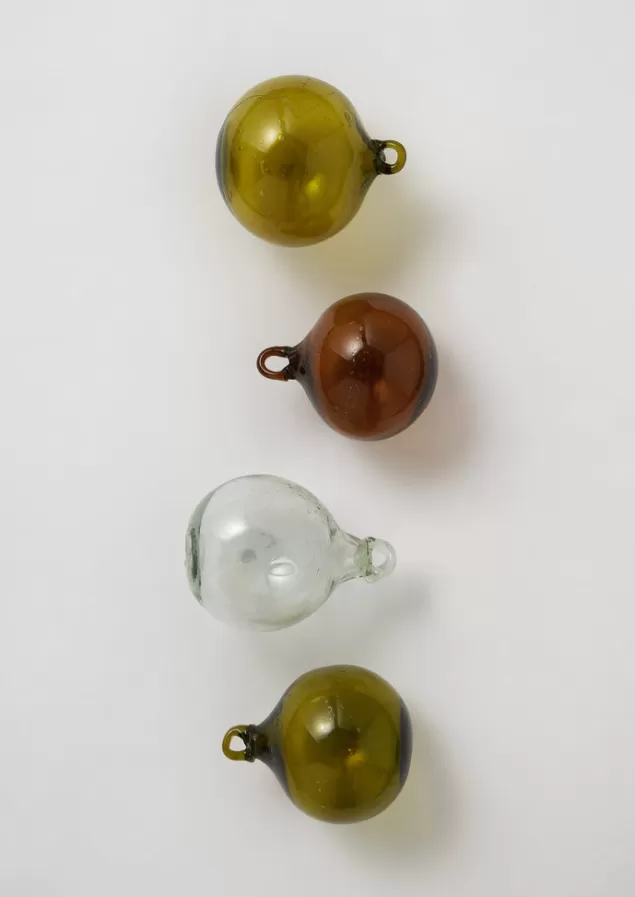 Toast Hand Blown Glass Bauble Set