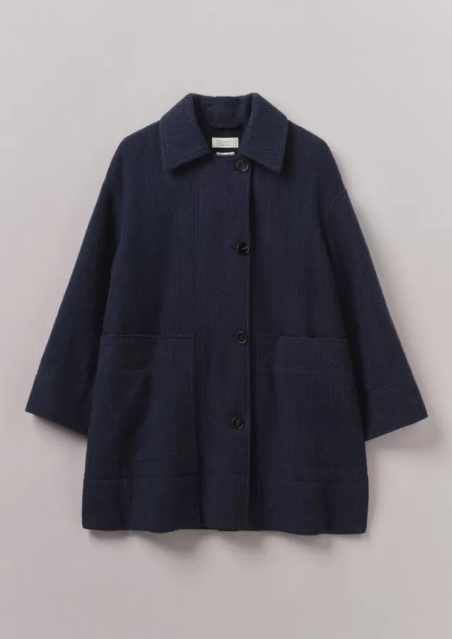 Women Toast Cotton Wool Pea Coat