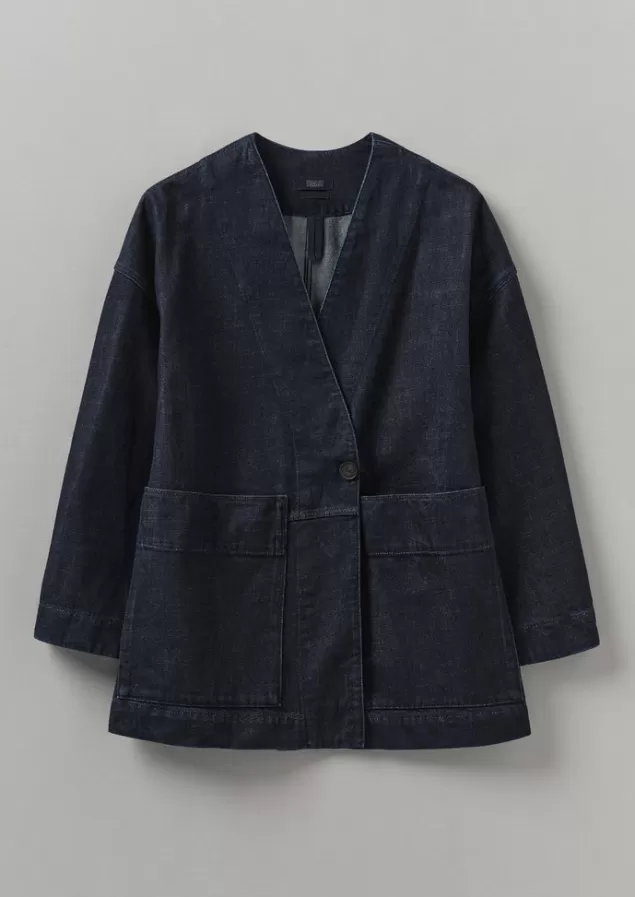 Women Toast Denim Wrap Jacket