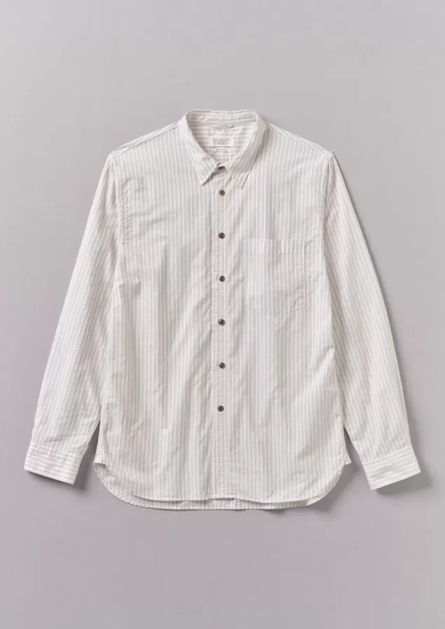 Toast Jacquard Stripe Shirt