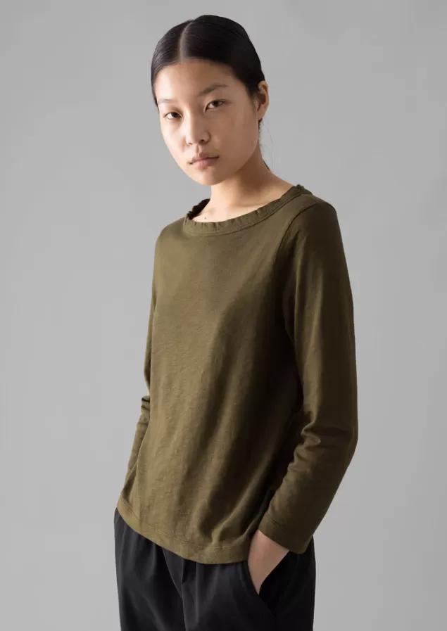 Women Toast Lia Garment Dyed Boat Neck Tee