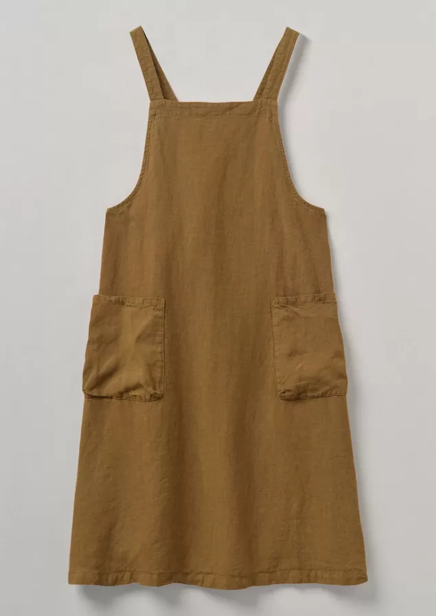 Toast Linen Crossback Pinafore Apron