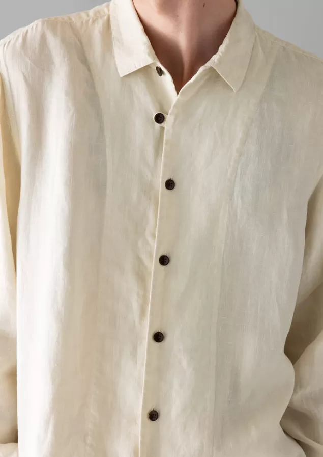 Toast Loop Button Linen Shirt