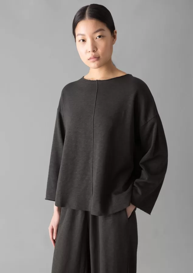 Women Toast Loopback Jersey Sweater