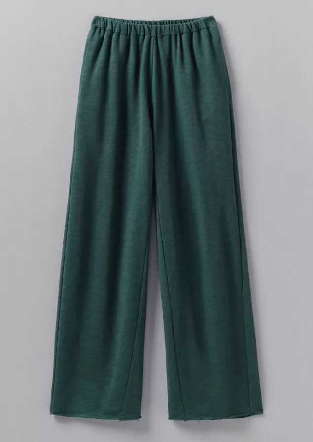 Women Toast Loopback Jersey Wide Leg Trousers