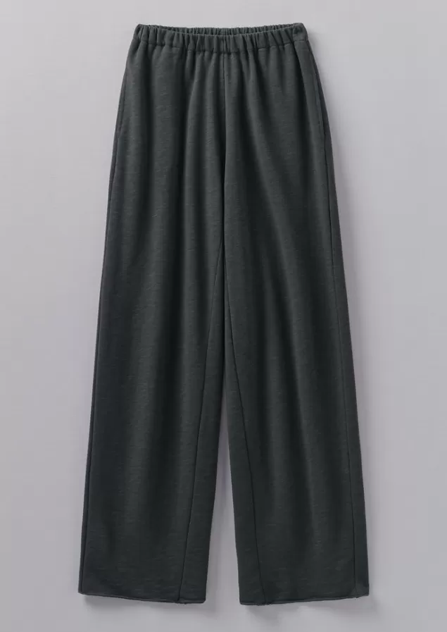 Women Toast Loopback Jersey Wide Leg Trousers