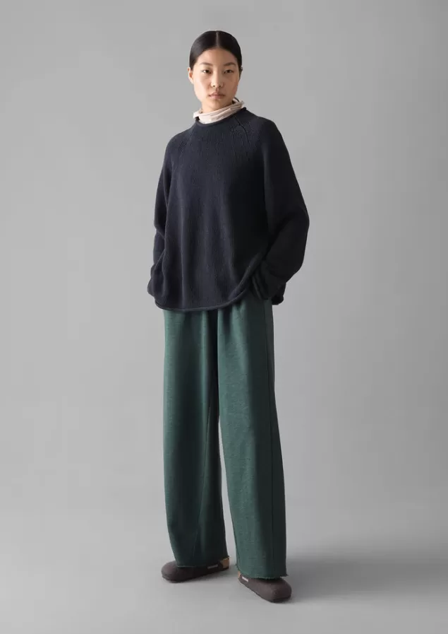 Women Toast Loopback Jersey Wide Leg Trousers