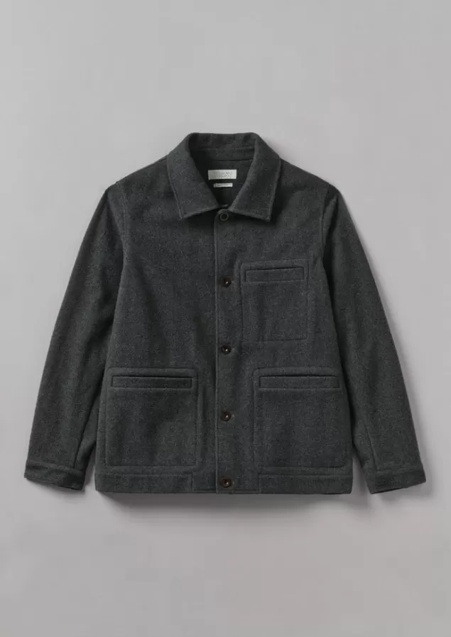 Toast Melton Wool Blend Chore Jacket