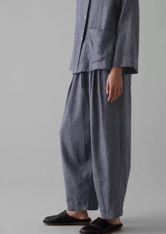 Women Toast Minako Cotton Linen Twill Trousers