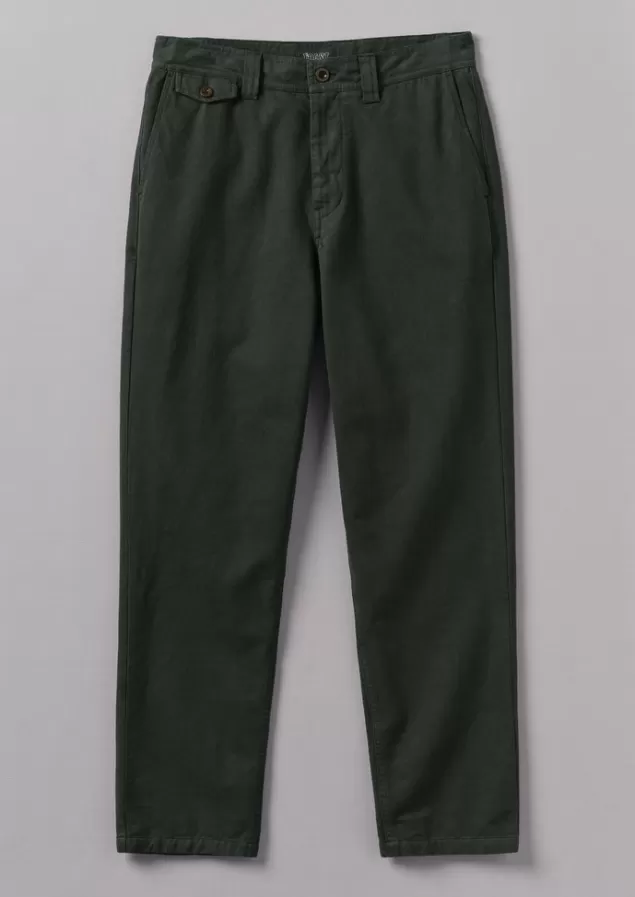 Toast Norv Garment Dyed Tapered Trousers