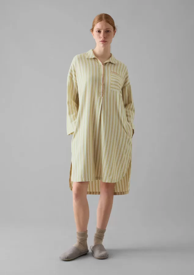 Women Toast Nova Stripe Flannel Nightshirt