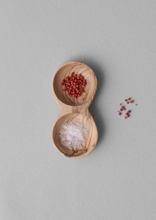 Toast Olive Wood Seasoning Pinch Pot